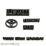 Toyota Levin AE86 emblems