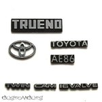 Toyota Trueno AE86 emblems
